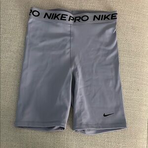 Nike Lilac Compression Shorts with Black Accents